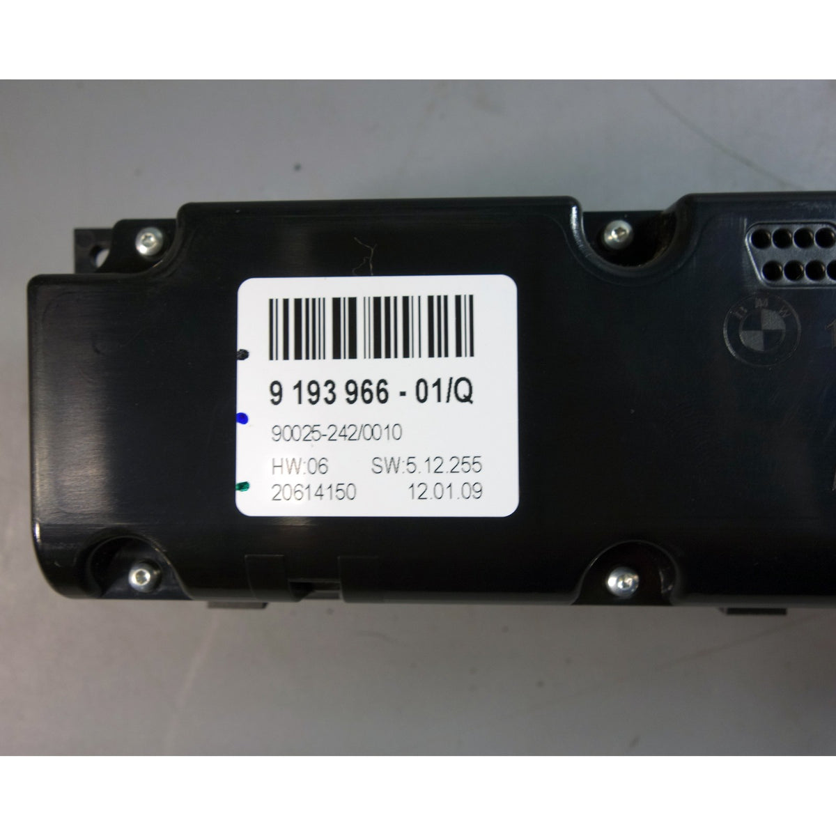 2007-2014 BMW E70 X5 SAV E71 X6 Climate Control Interface Panel High Auto AC OEM