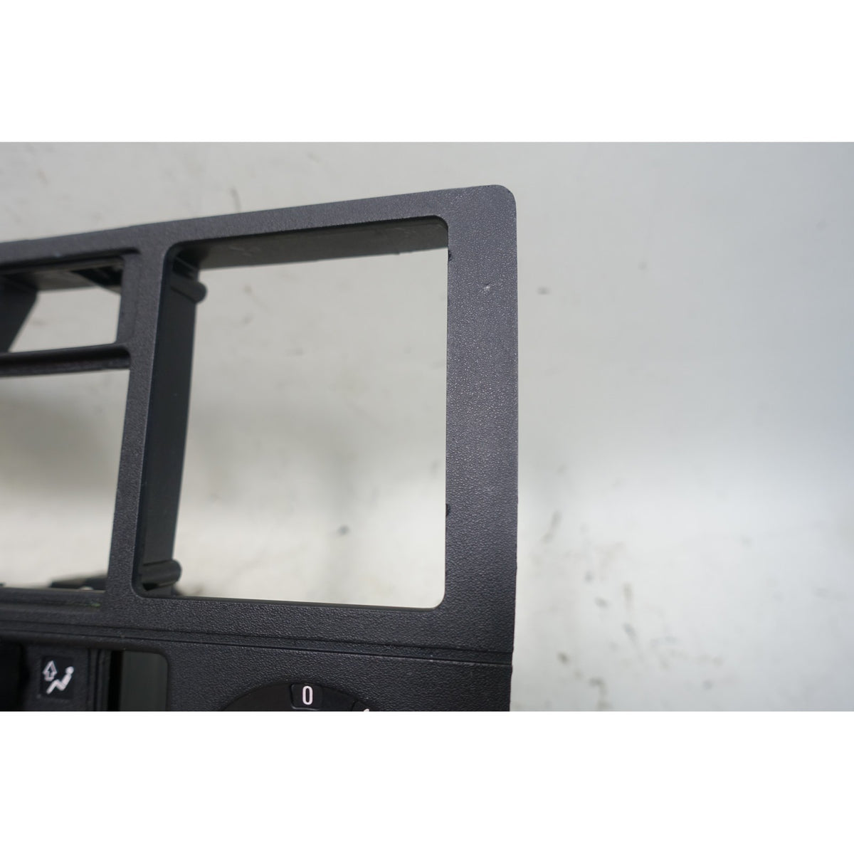 Damaged 1984-1991 BMW E30 Radio HVAC Climate Control Surround Trim Face Panel OE