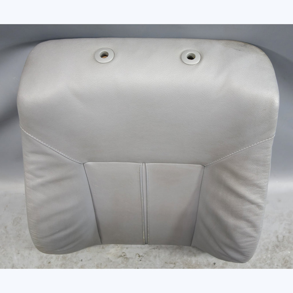 1999-2003 BMW E39 5-Series E38 Front Seat Backrest Cushion Grey Leather OEM