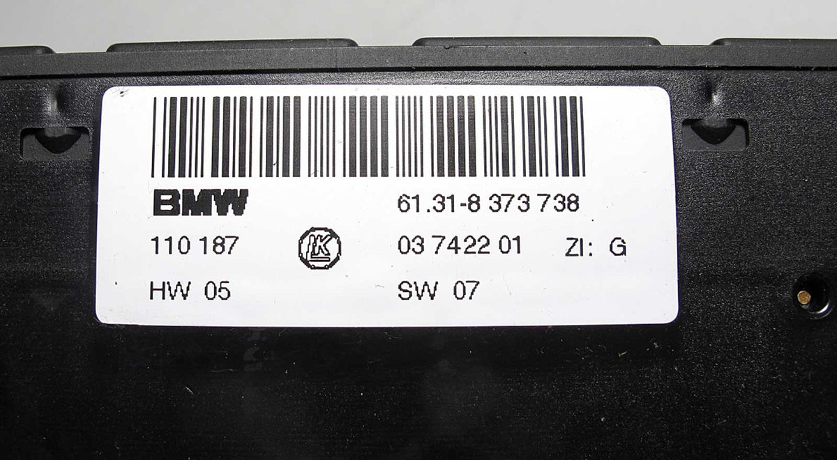 BMW E53 X5 SAV Front Center Console Switch Unit Heat Hill-Descent PDC 2000-2004