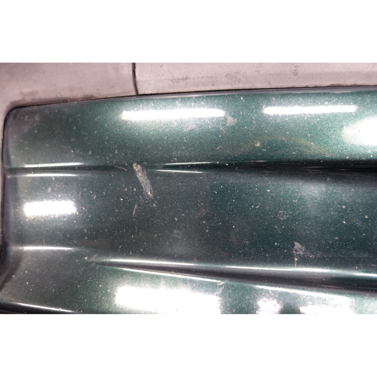 Damaged 99-01 BMW E46 3-Series 4-Door Early Front Bumper Cover Oxford Green OEM