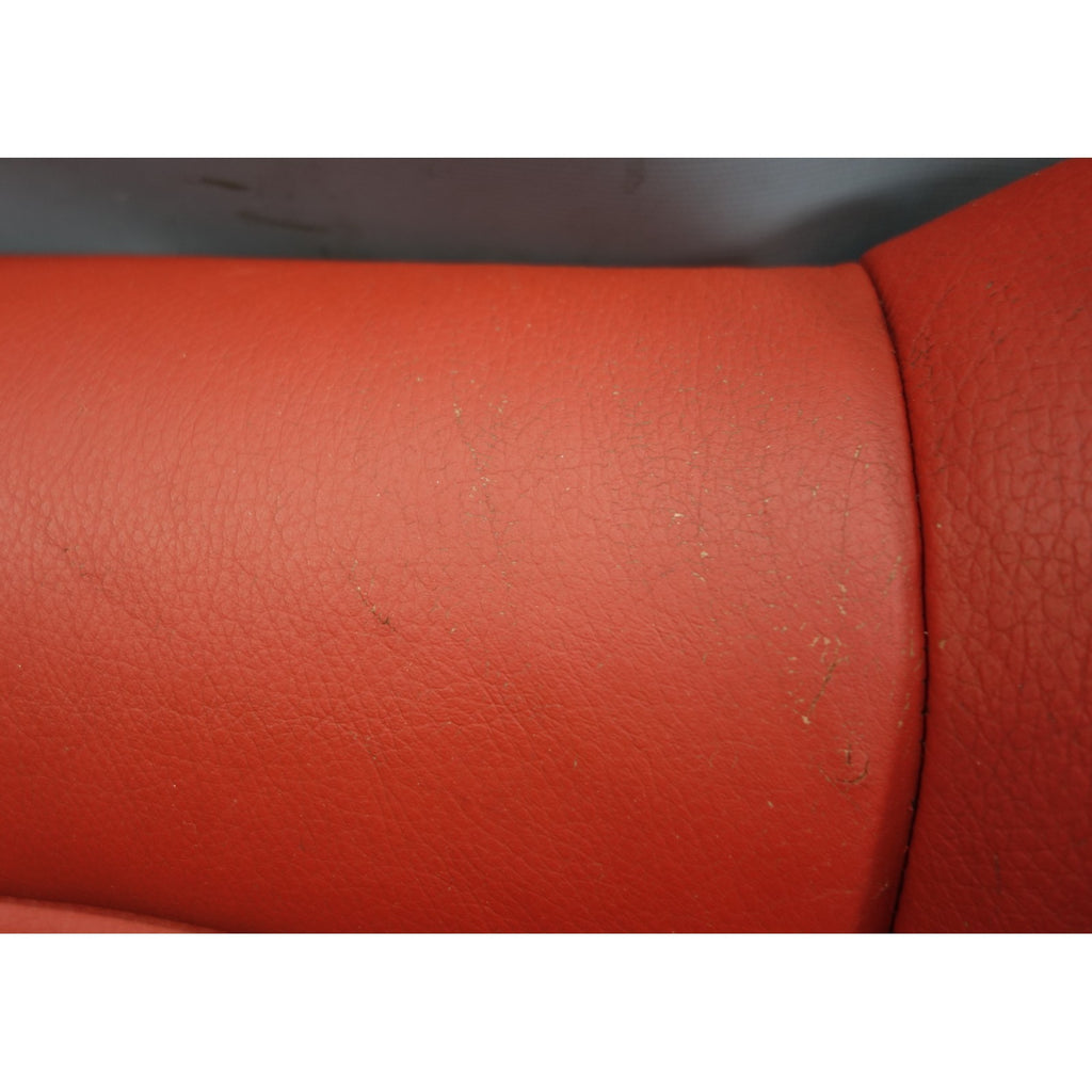 2009-2011 BMW E88 1-Series Convertible Rear Seat Bottom Cushion Red Leather OEM