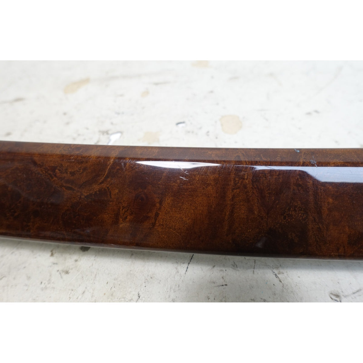 2007-2013 BMW E92 E93 3-Series 2dr Rear Lateral Wood Trim Strip Pair Walnut Root