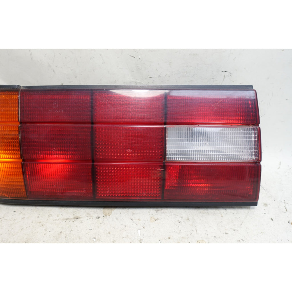 Damaged 88-92 BMW E30 Left Driver Tail Light Lamp Housing w Bulb Tray OEM