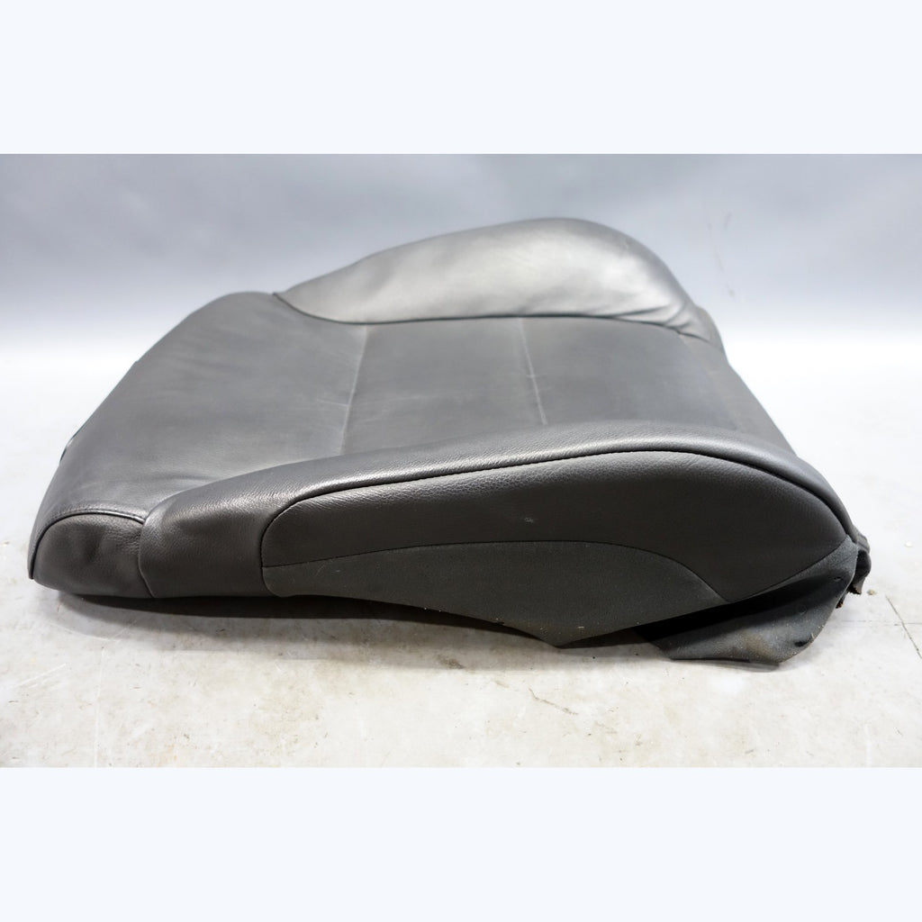 2004-2010 BMW E60 5-Series E61 Front Seat Back Rest Pad Black Leather Heated OE