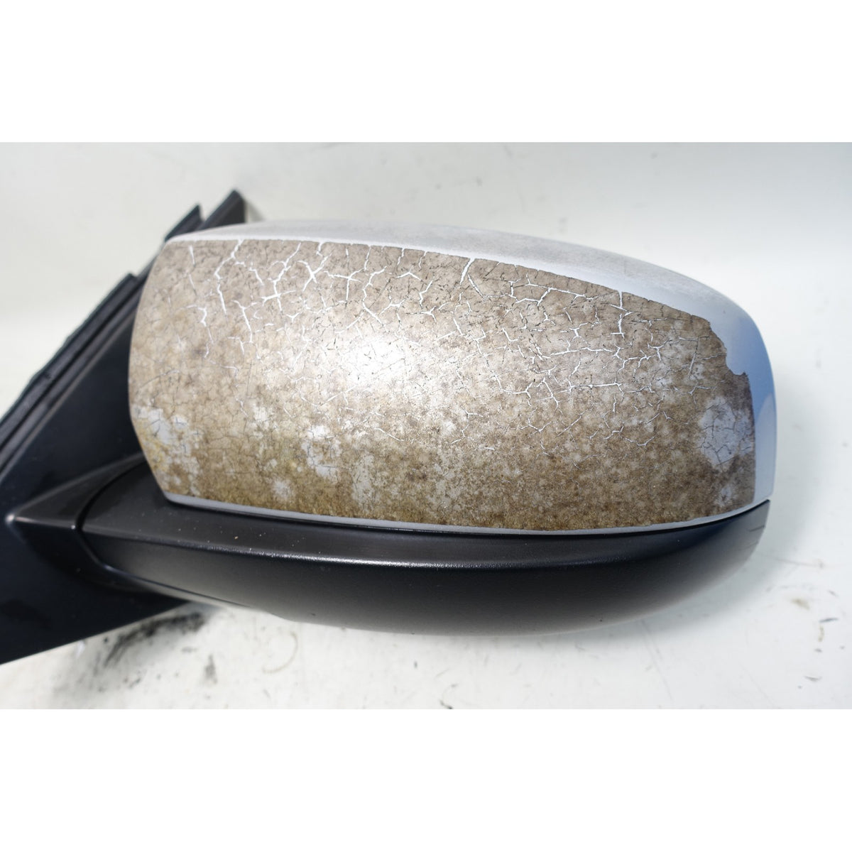 2007-2013 BMW E70 X5 SAV Left Outside Power-Fold Side Mirror Titanium Silver OEM
