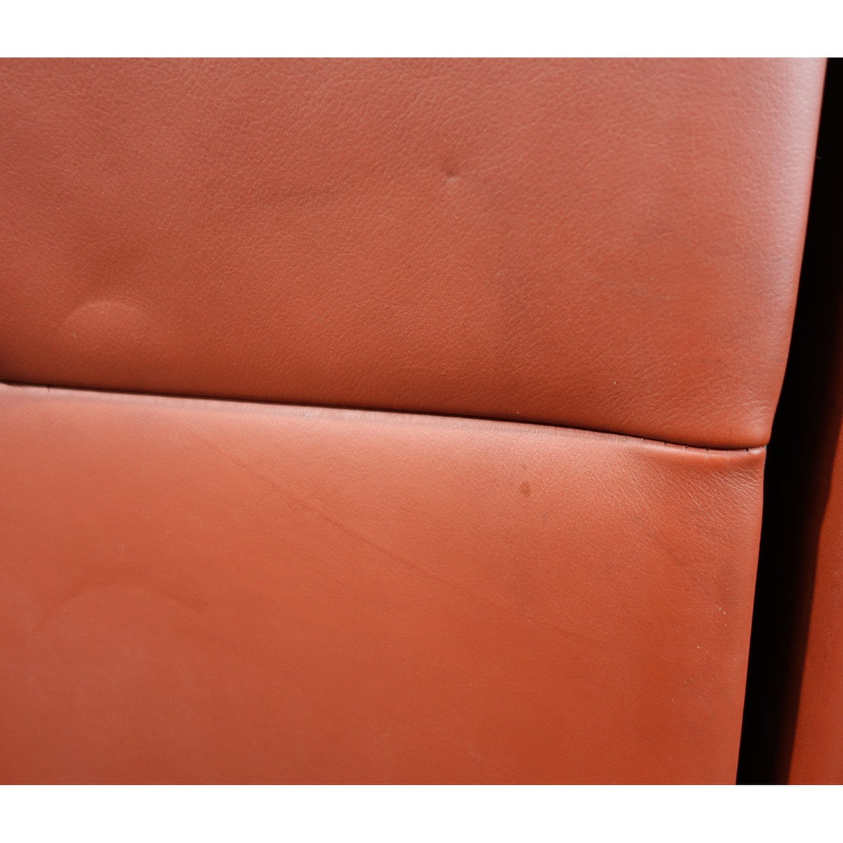 08-11 BMW E90 M3 Sedan Folding Rear Seat Backrest Assembly Fox Red Leather OEM
