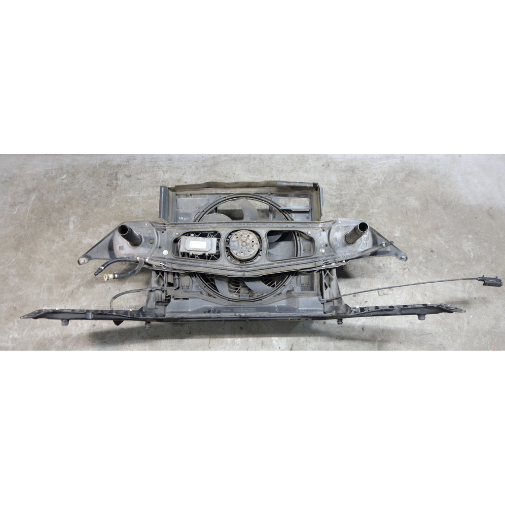 00-06 BMW E46 Convertible Front Radiator Support Frame w Aux Fan Air Duct OEM