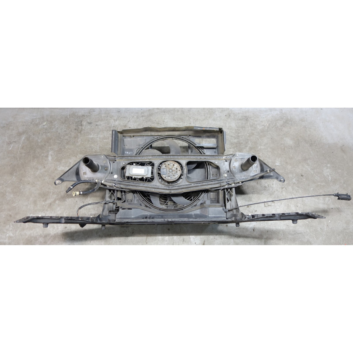 00-06 BMW E46 Convertible Front Radiator Support Frame w Aux Fan Air Duct OEM