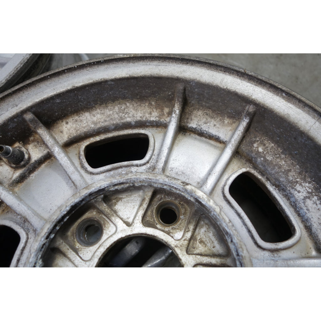 1969-1989 BMW E3 E12 E24 14x6 Light Alloy Wheel Set of 4 Rims OEM