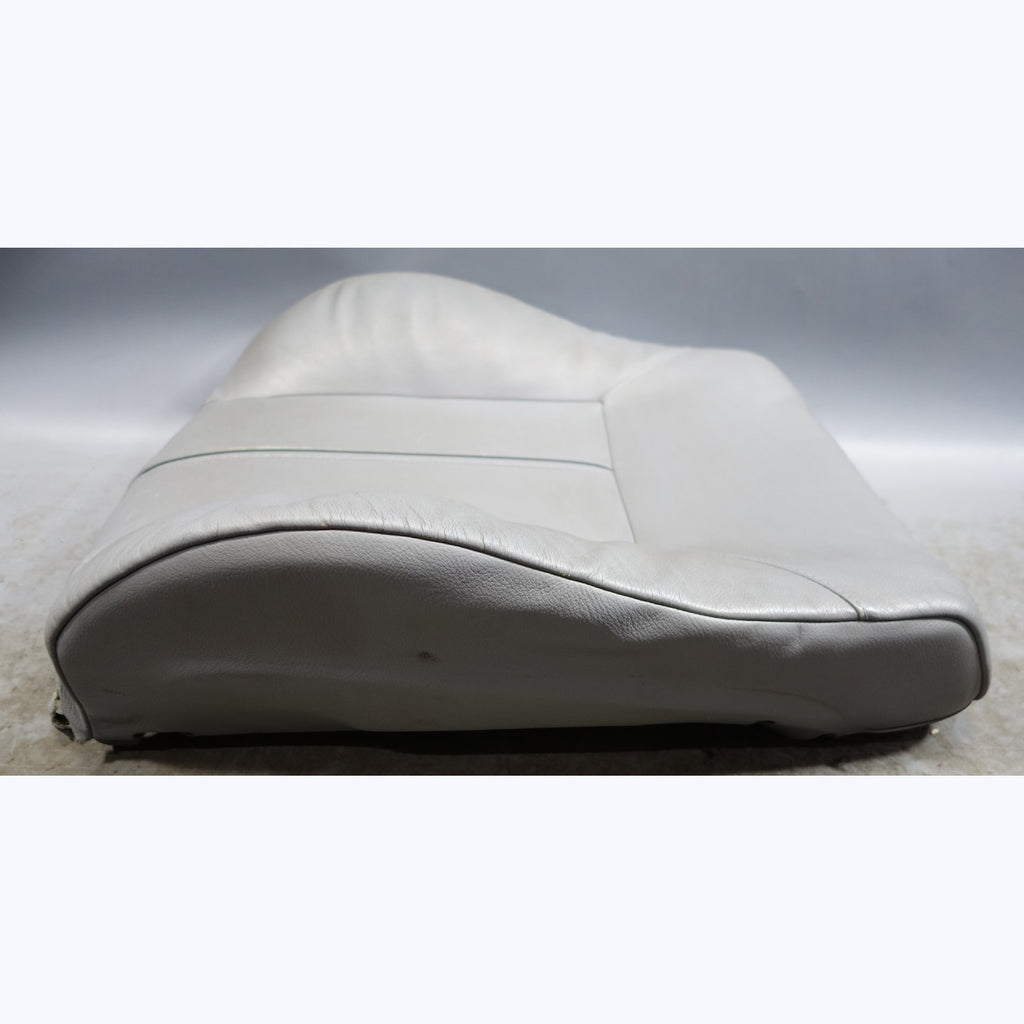 1999-2003 BMW E39 5-Series E38 Front Seat Backrest Cushion Grey Leather OEM