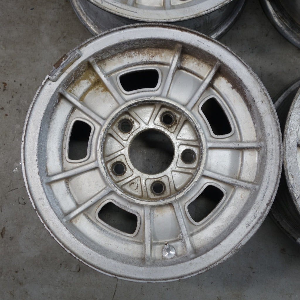 1969-1989 BMW E3 E12 E24 14x6 Light Alloy Wheel Set of 4 Rims OEM