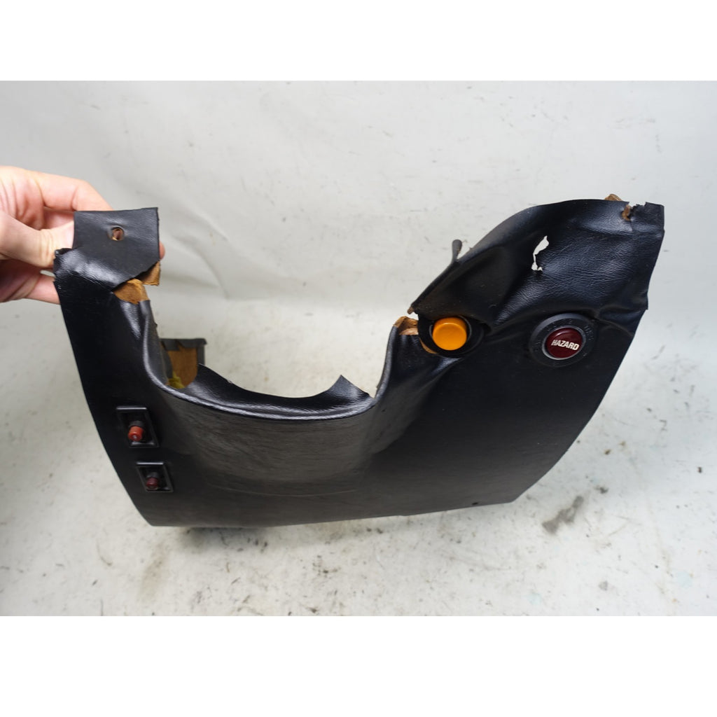 Damaged 71-74 BMW E3 Bavaria Sedan Left Driver Lower Knee Bolster Trim Panel OEM