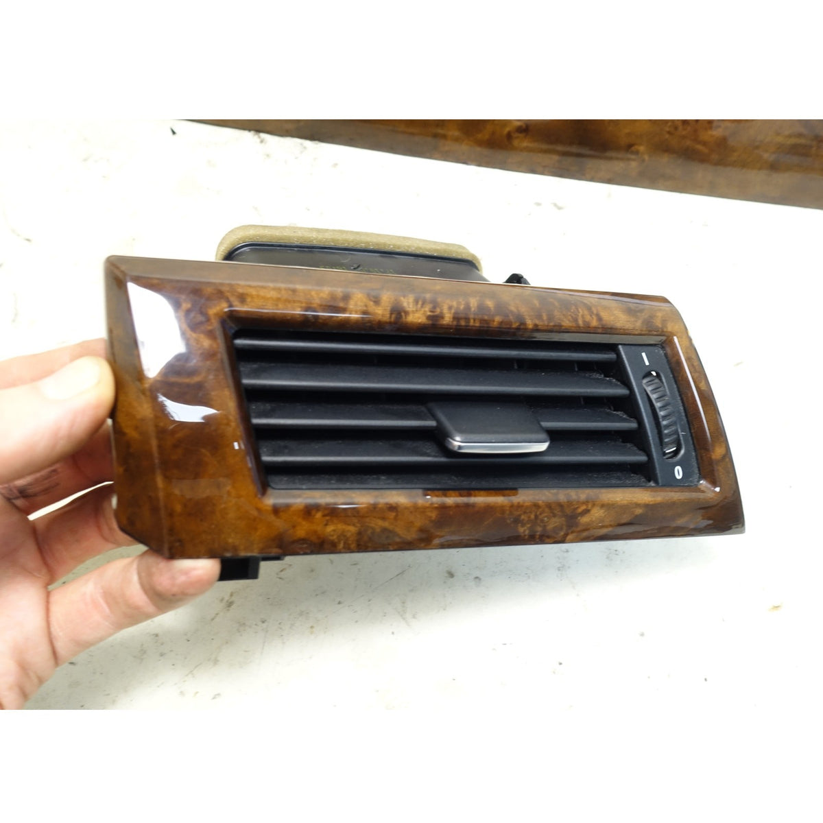2004-2010 BMW E60 5-Series E61 Front Dashboard Wood Trim Set Dark Poplar OEM
