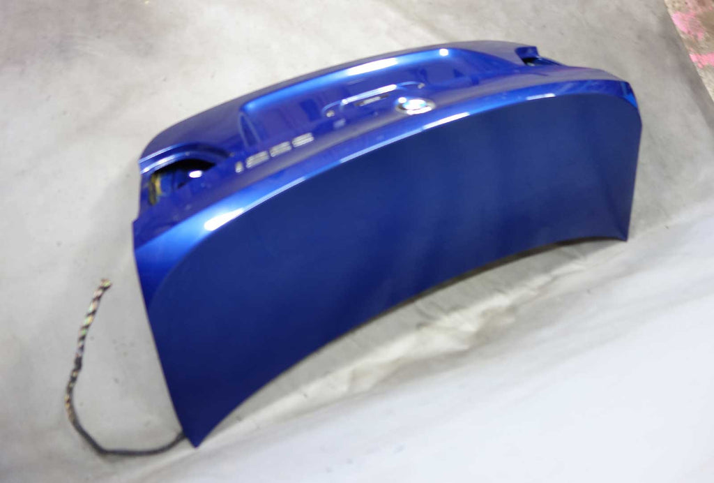 2009-2011 BMW E90 3-Series Sedan Late Rear Trunk Boot Deck Lid Le Mans Blue OEM