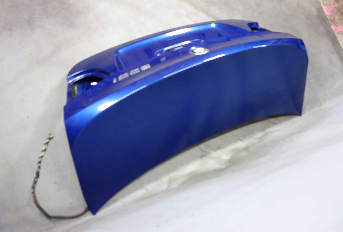 2009-2011 BMW E90 3-Series Sedan Late Rear Trunk Boot Deck Lid Le Mans Blue OEM