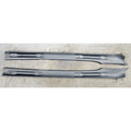 1978-1987 BMW E23 7-Series Interior Upper Headlining Cover Trim Pair Black OEM