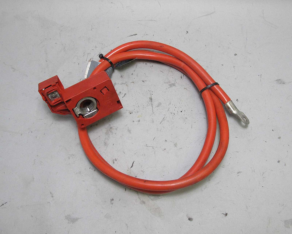 2007-2010 BMW E60 5-Series Rear B+ Battery Terminal Cable w/ Connector OEM