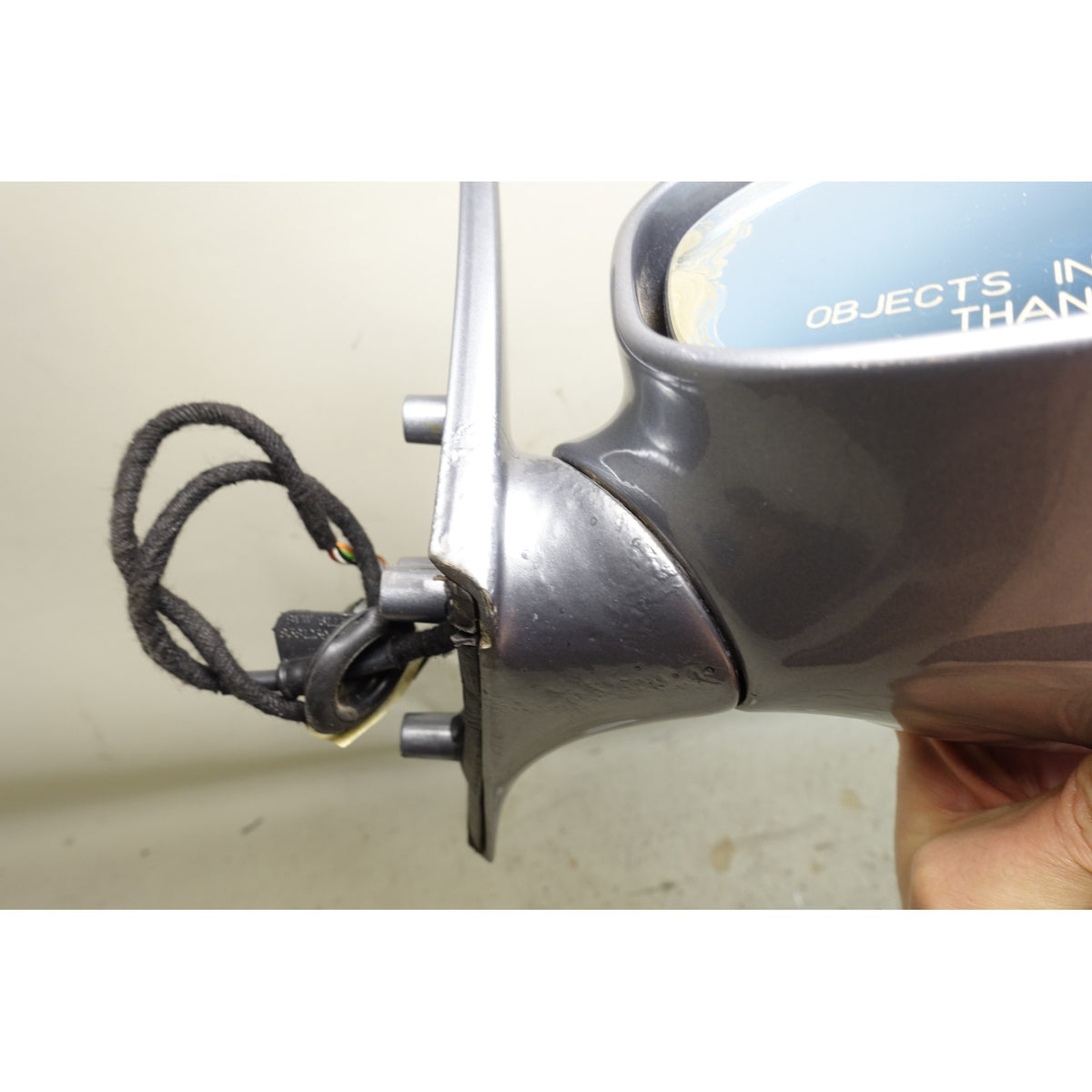 01-06 BMW E46 M3 Factory Right Exterior Side Mirror Assembly Silver Grey OEM