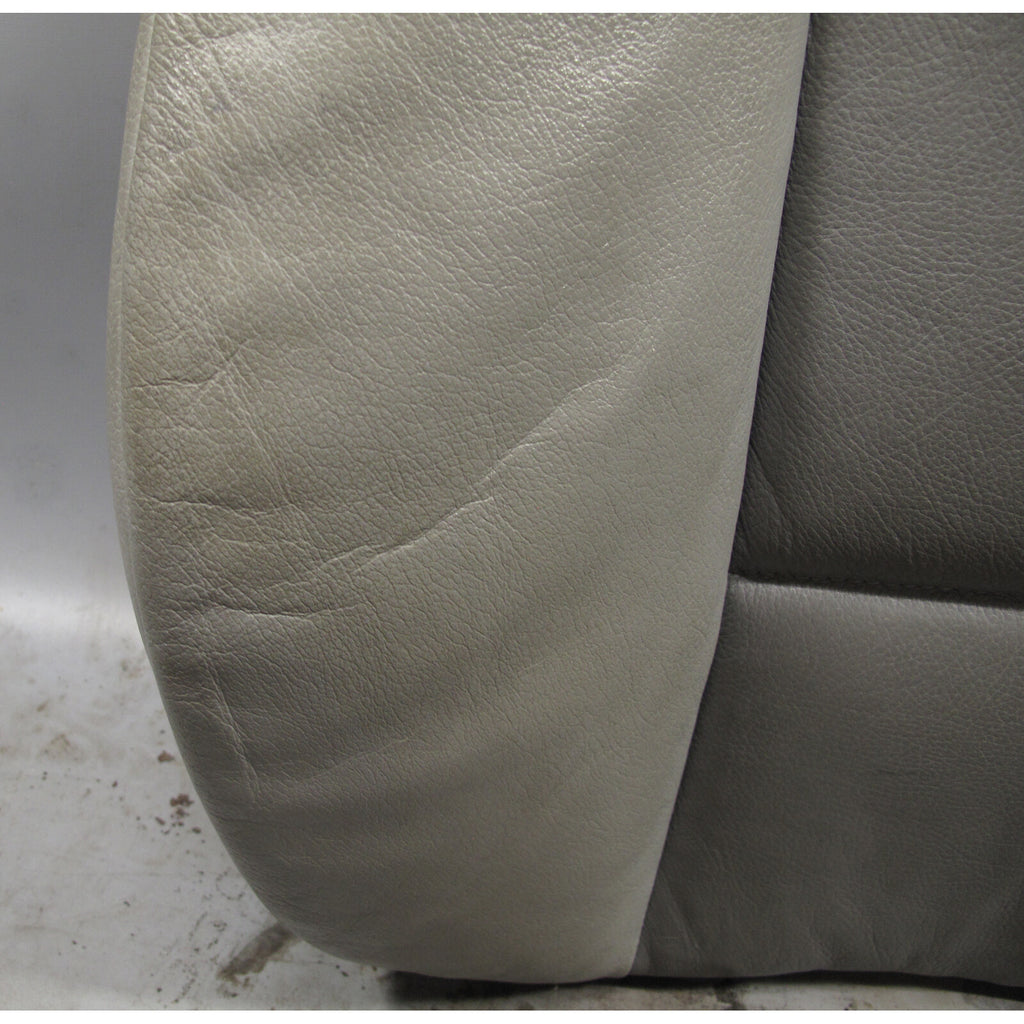 00-02 BMW E53 X5 Right Front Passenger Seat Backrest Cushion Grey Leather OEM
