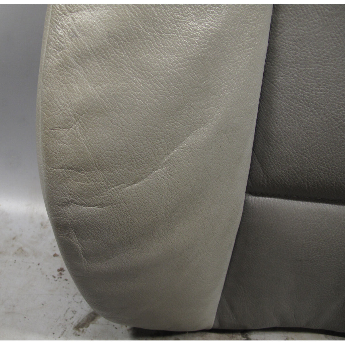 00-02 BMW E53 X5 Right Front Passenger Seat Backrest Cushion Grey Leather OEM