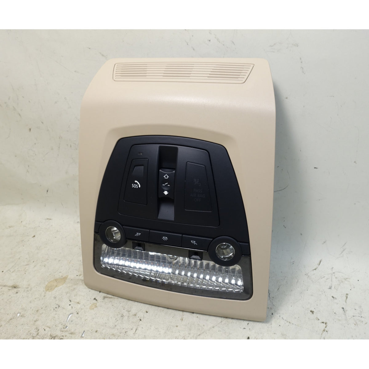 BMW F10 F07 F06 Front Map Light Switch Unit Oyster Beige Sunroof 2014-2018 OEM