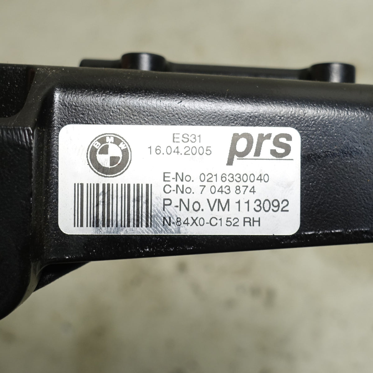 2003-2008 BMW E85 Roadster Right Convertible Top Locking Latch OEM