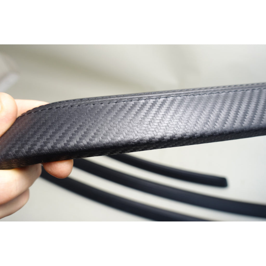2008-2013 BMW E92 E93 M3 Interior Armrest Trim Set Carbon Structure Leather OE