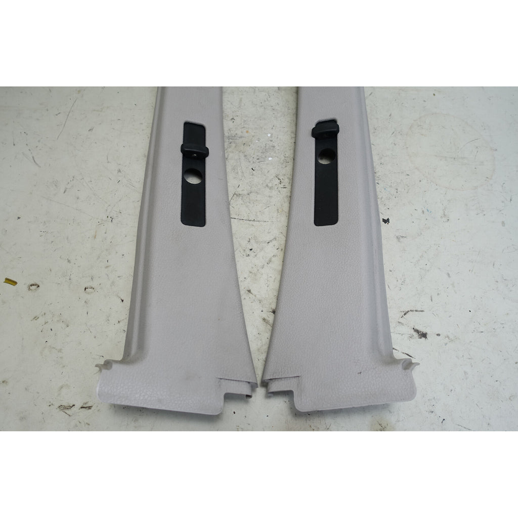1995-1999 BMW E36 318ti Compact B- Pillar Column Interior Cover Pair Grey OEM