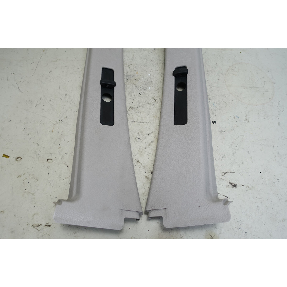 1995-1999 BMW E36 318ti Compact B- Pillar Column Interior Cover Pair Grey OEM
