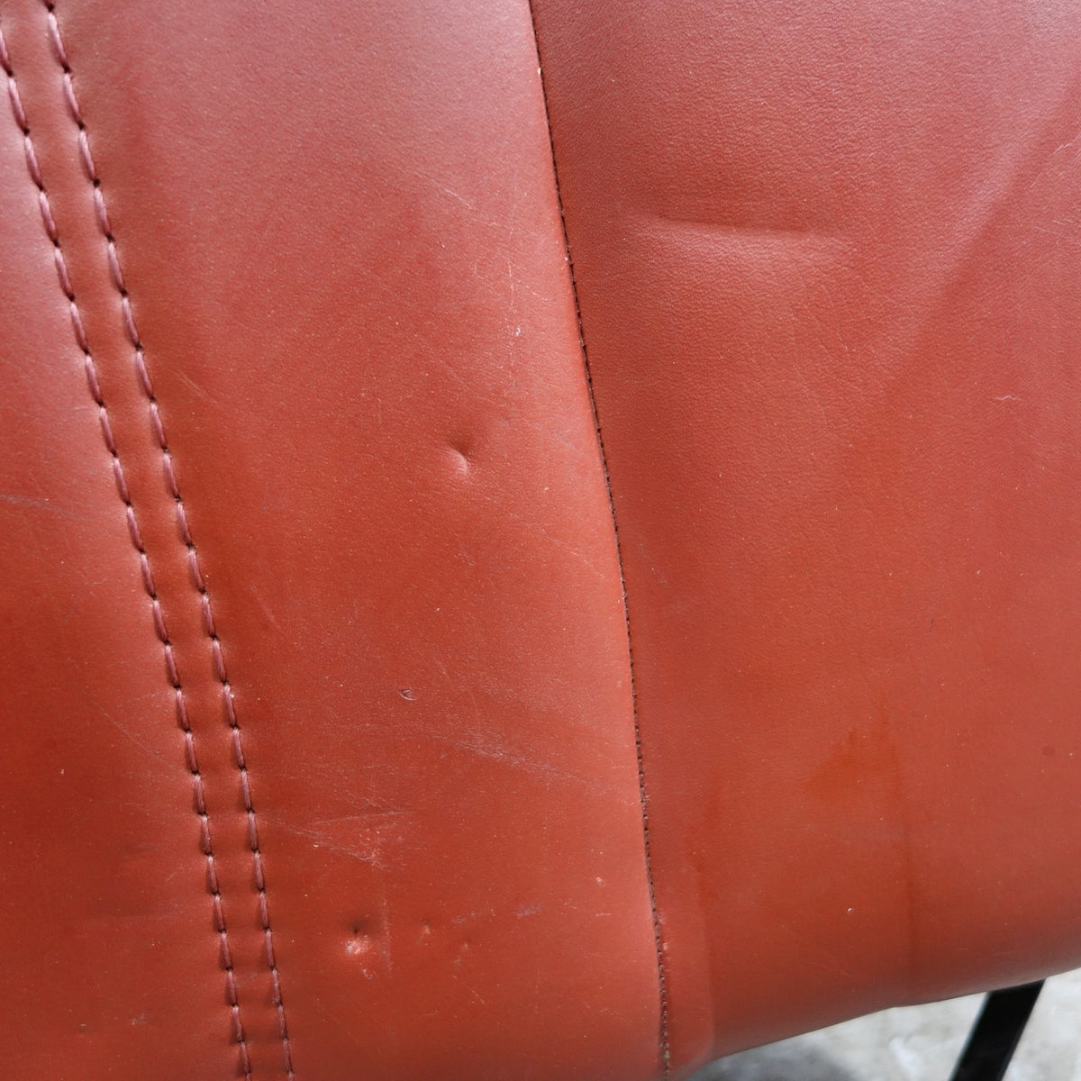 86-91 BMW E30 3-Series Coupe Sedan Factory Rear Seat Backrest Cardinal Red OEM