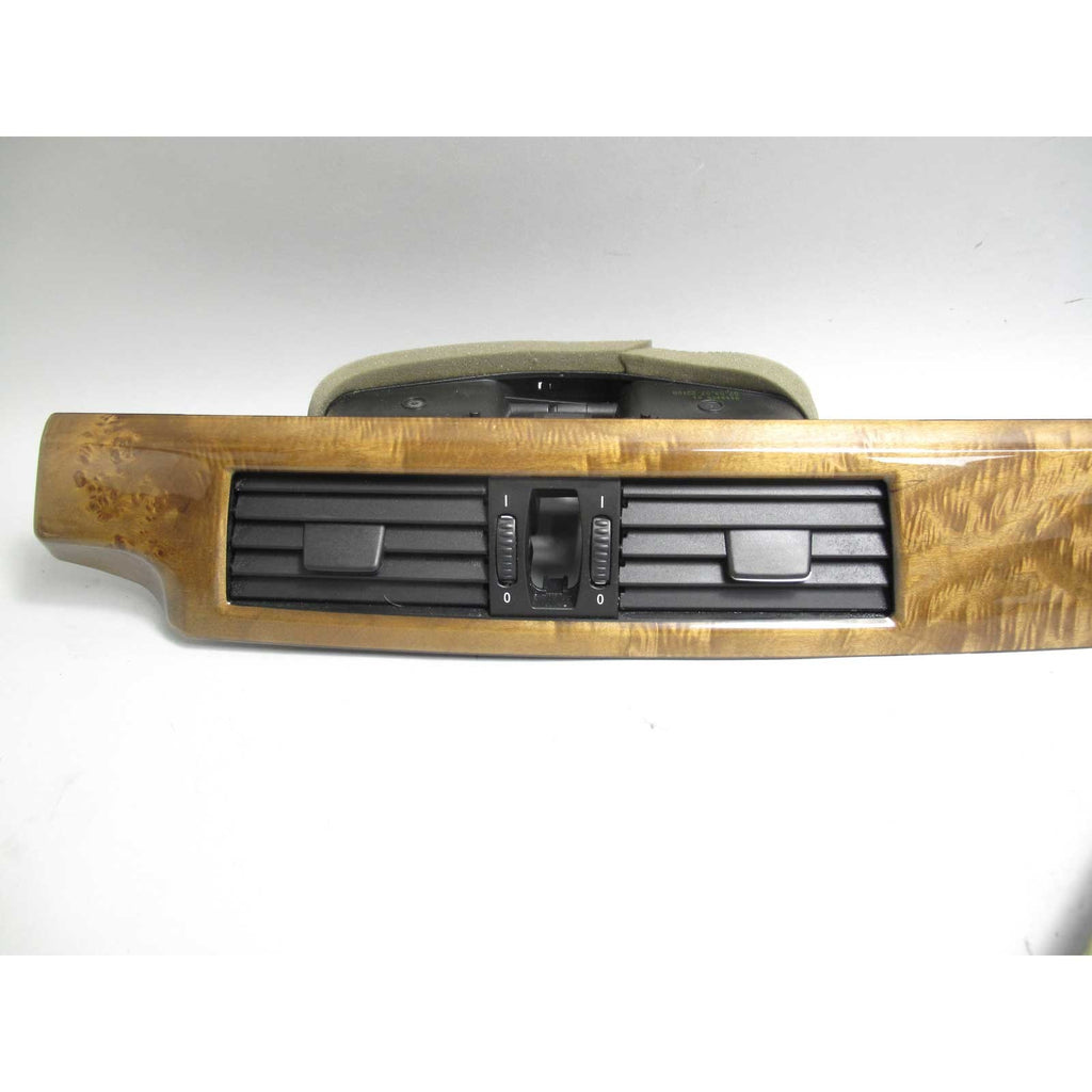 BMW E60 5-Series E61 Front Interior Dash Wood trim Pair Light Poplar w Vents OEM
