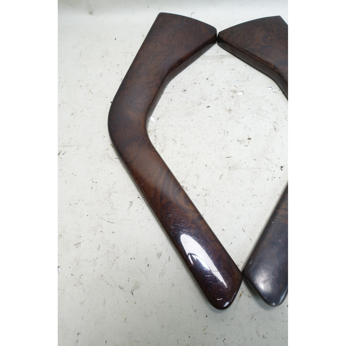 97-99 BMW Z3 Roadster Coupe Factory Center Console Wood Trim Side Pair Maple OE