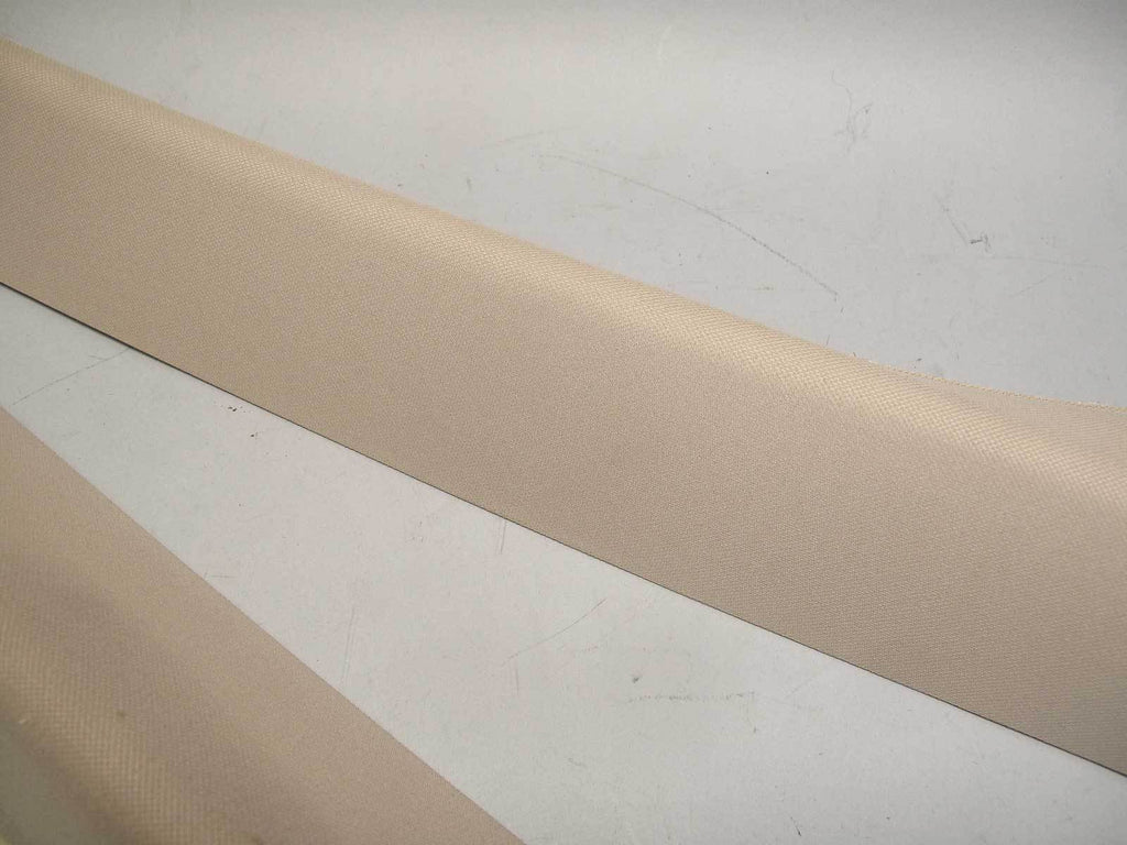 2011-2016 BMW F10 5-Series Front Windshield A- Pillar Column Covers Beige OEM