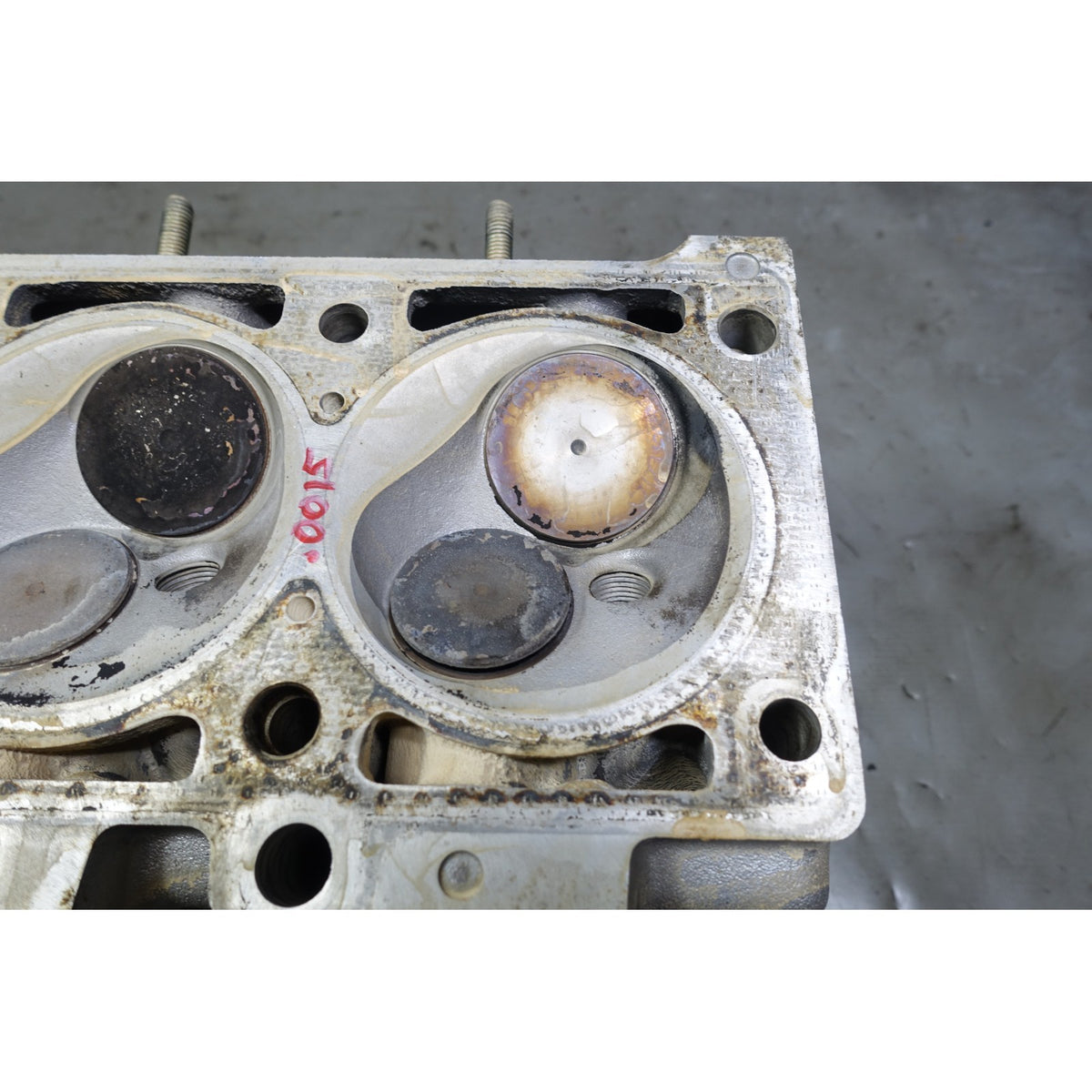 Damaged 87-91 BMW M20B25 Cylinder Head Cam Rockers Valves E30 E28 OEM 1407885