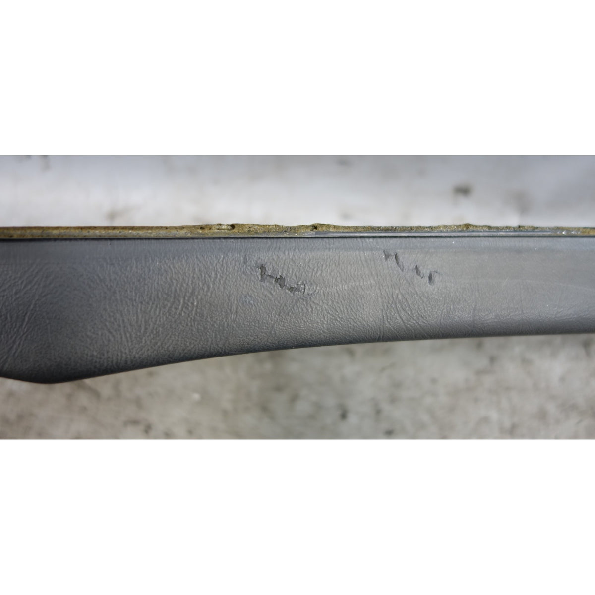 Damaged 82-88 BMW E28 5-Series Front Right Interior Door Panel Upper Trim OEM