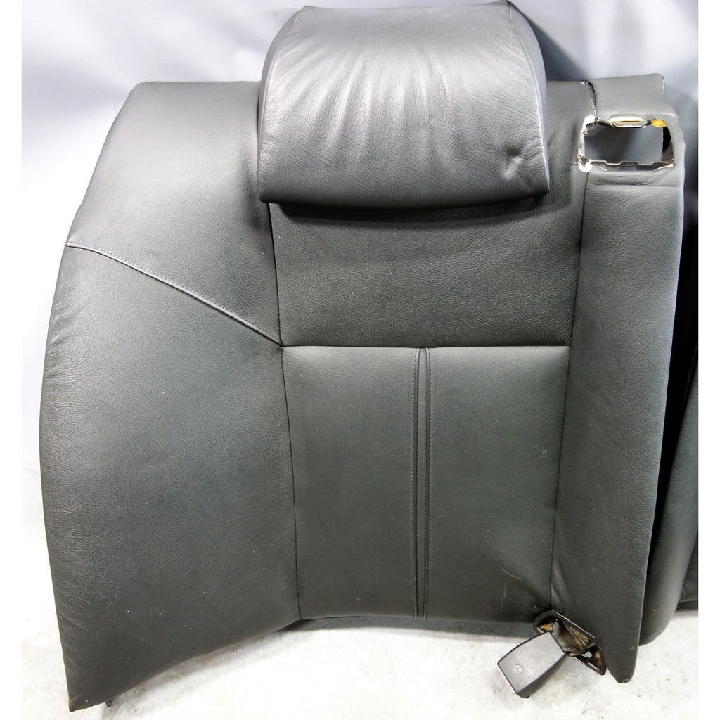 1995-2001 BMW E38 7-Series Heated Rear Seat Backrest Back Black Leather OEM