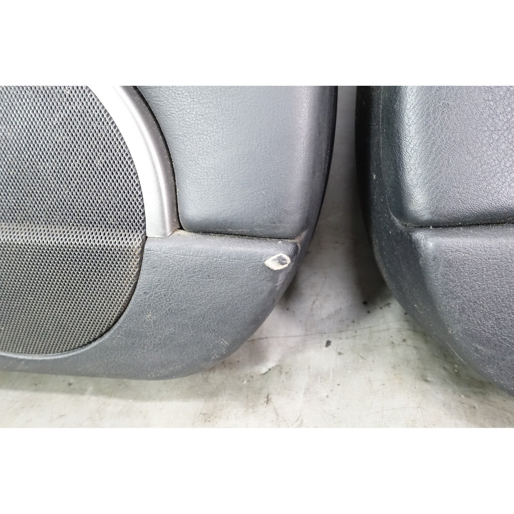 2001-2002 BMW E46 M3 Early Interior Door Panel Trim Pair Titan Black Napa OEM
