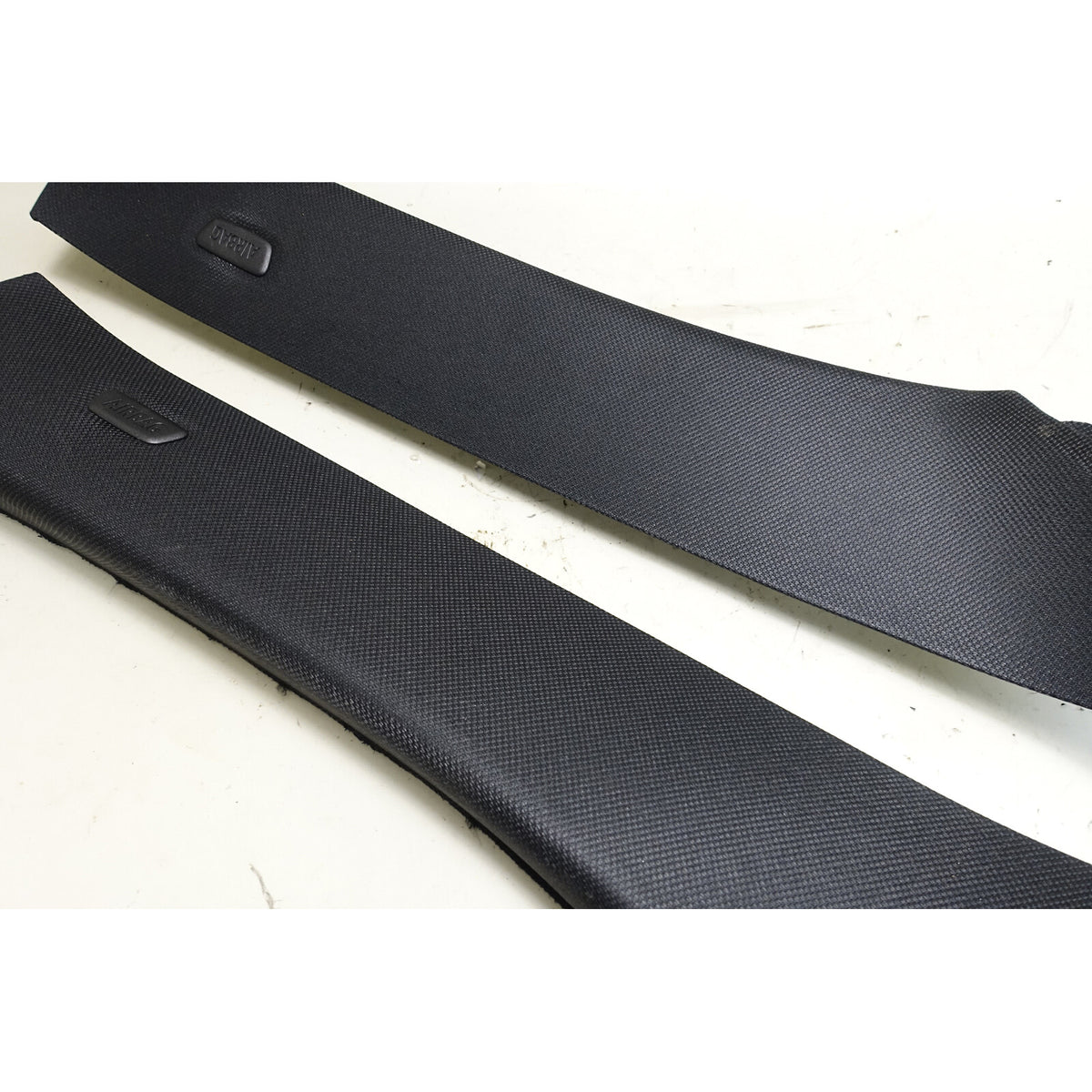 18-24 BMW G01 X3 F97 Front Windshield A- Pillar Column Cover Pair Anthracite OEM