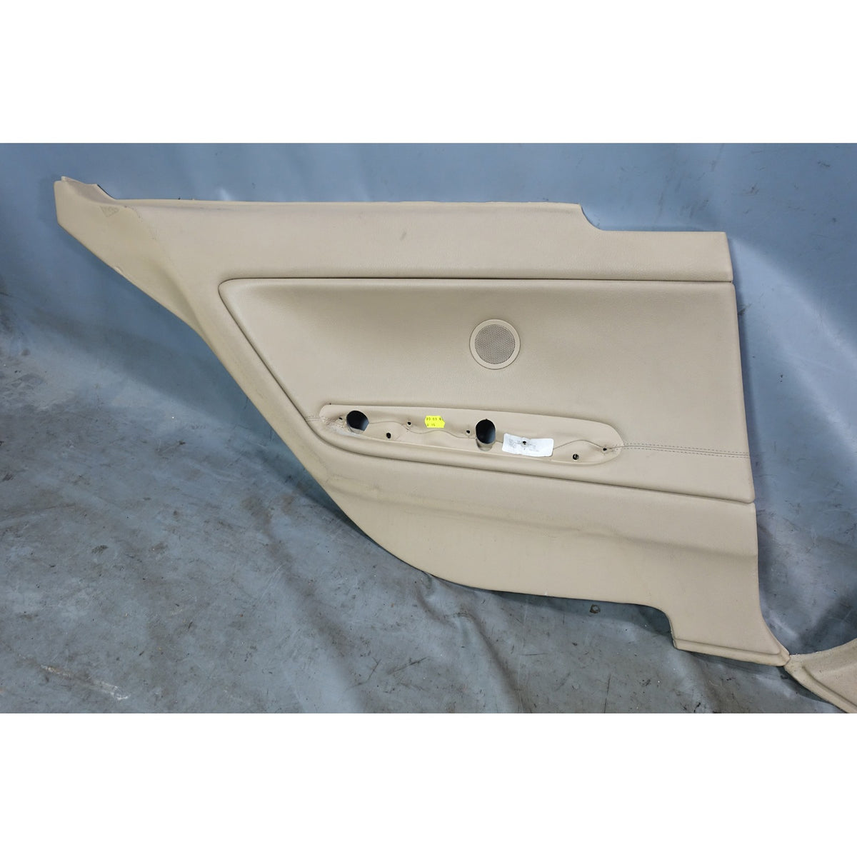 00-06 BMW E46 3-Series Coupe Rear Interior Lateral Trim Panels Beige Leather OEM