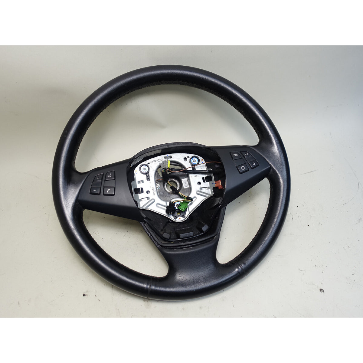 2010-2013 BMW E70 X5 SAV Factory Leather Steering Wheel w Multifunction Buttons
