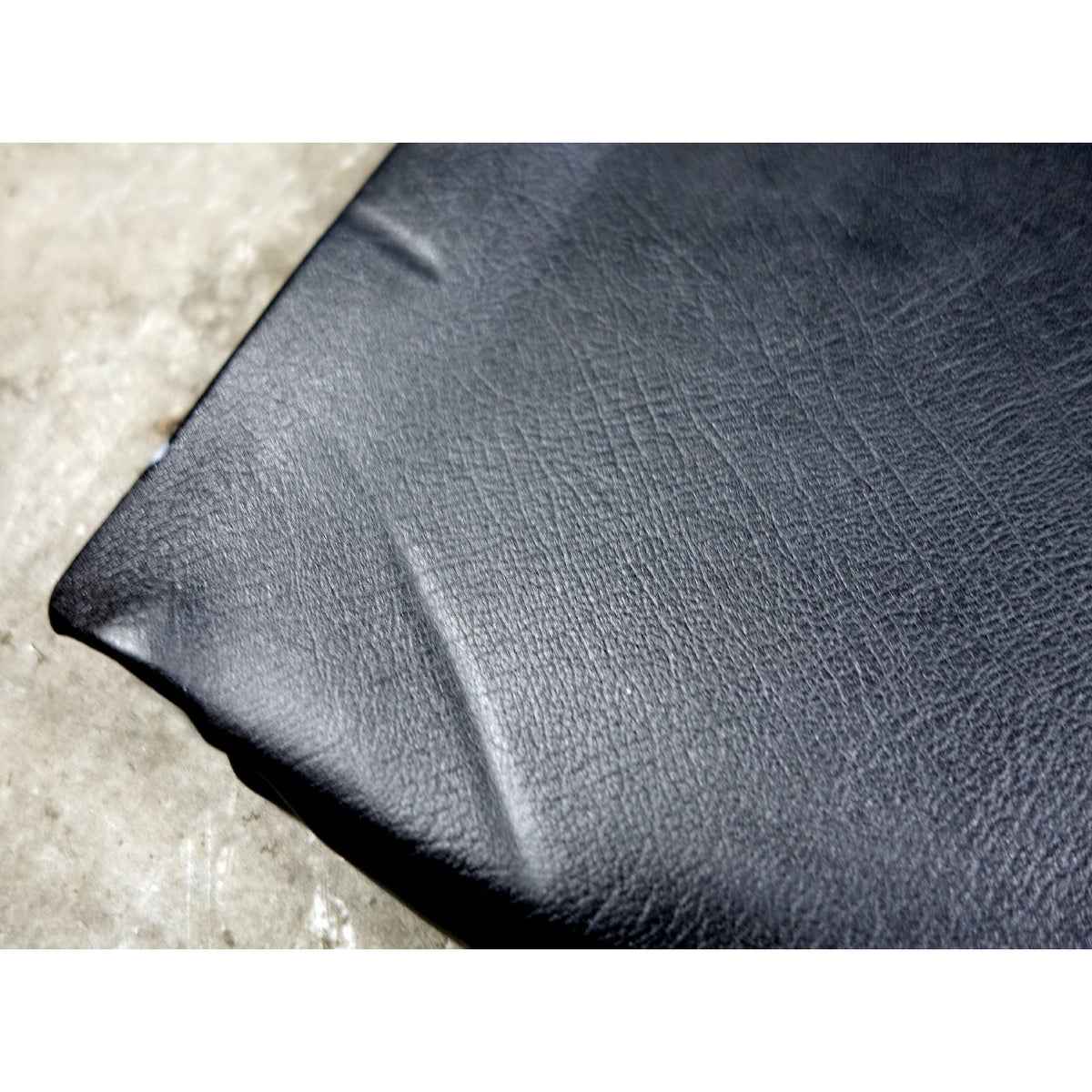 1984-1991 BMW E30 Front Basic Seat Backrest Cover Black Leather OEM