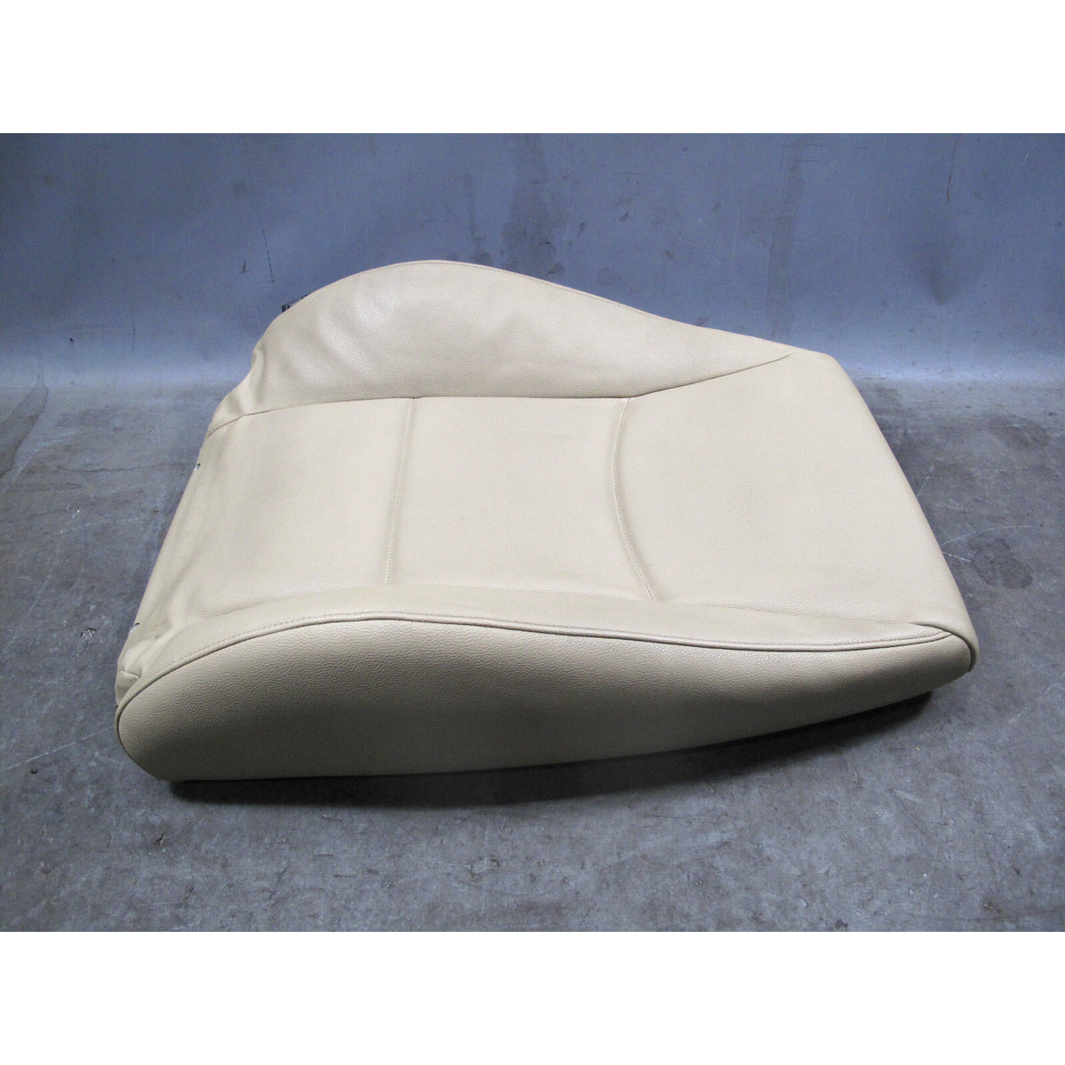 2006-2012 BMW E90 E91 3-Series Right Front Beige Vinyl Seat Backrest Cover OEM