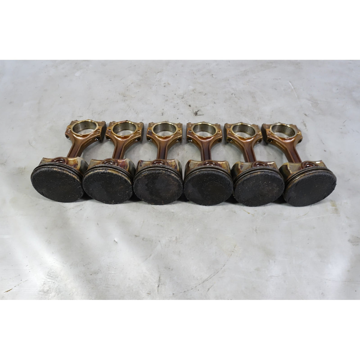 BMW E46 3-Series 3.0L M54B30 6-Cylinder Piston and Connecting Rod Set of 6 OE