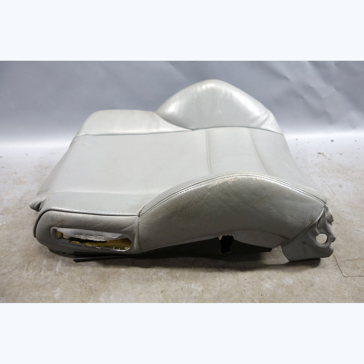 00-06 BMW E46 3-Series Vert Right Passenger Sport Seat Backrest Grey Leather OEM