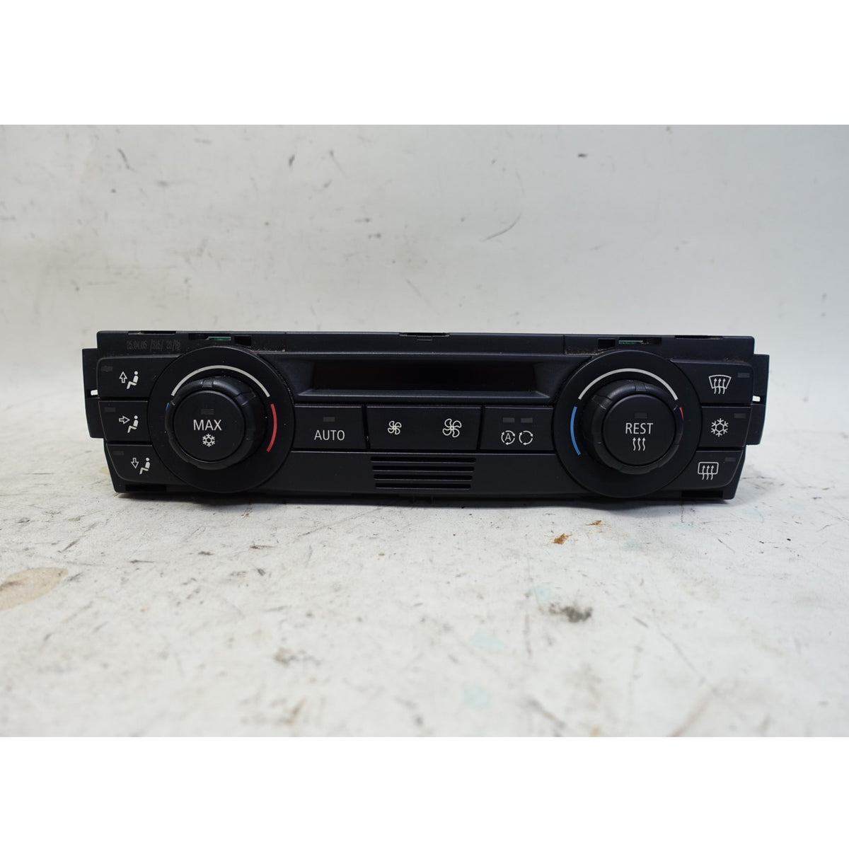 2006 BMW E90 E91 3-Series Automatic Climate Control Panel Early Black Knobs OEM
