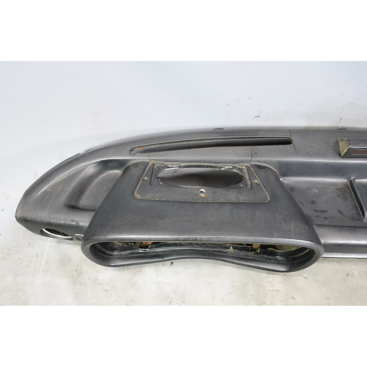 Damaged BMW E3 Bavaria Sedan Dashboard Trim Panel Black Auto 1972-1976 OEM