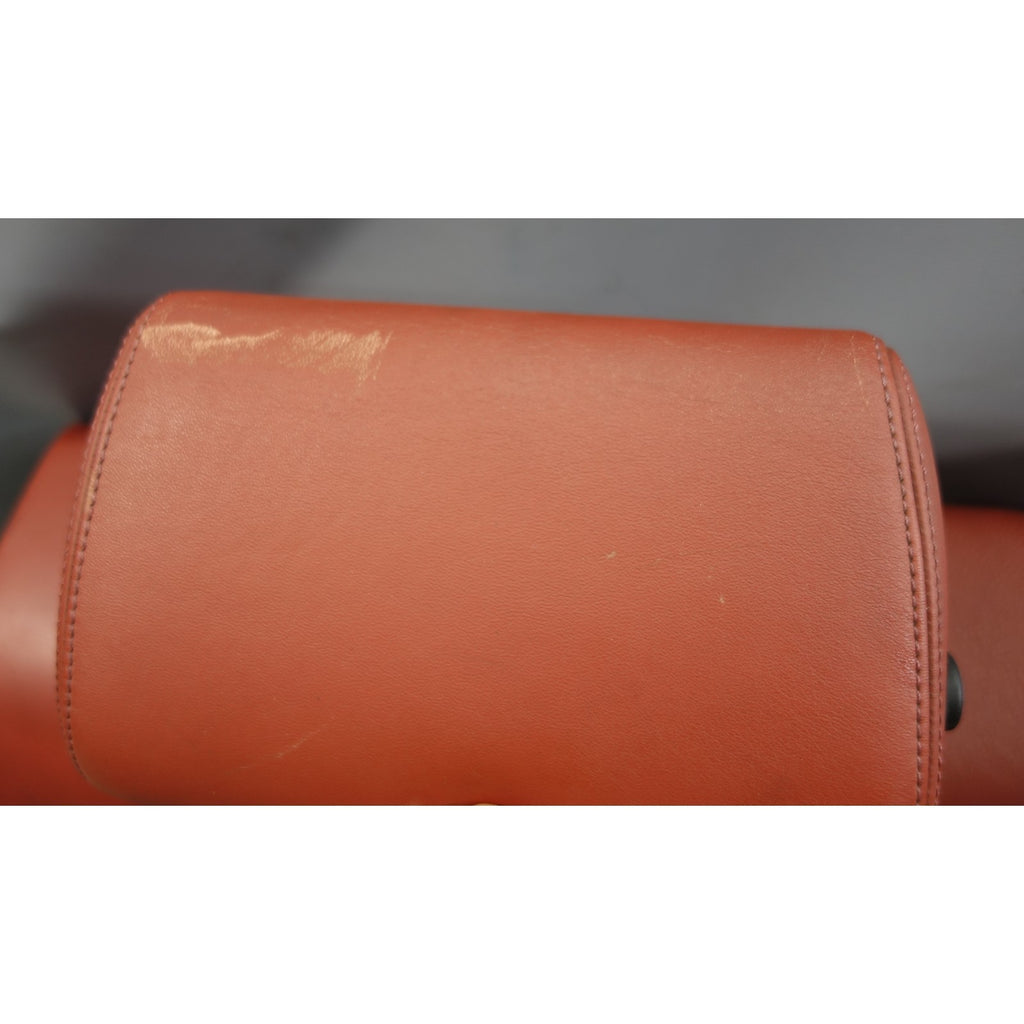 08-11 BMW E90 M3 Sedan Folding Rear Seat Backrest Assembly Fox Red Leather OEM