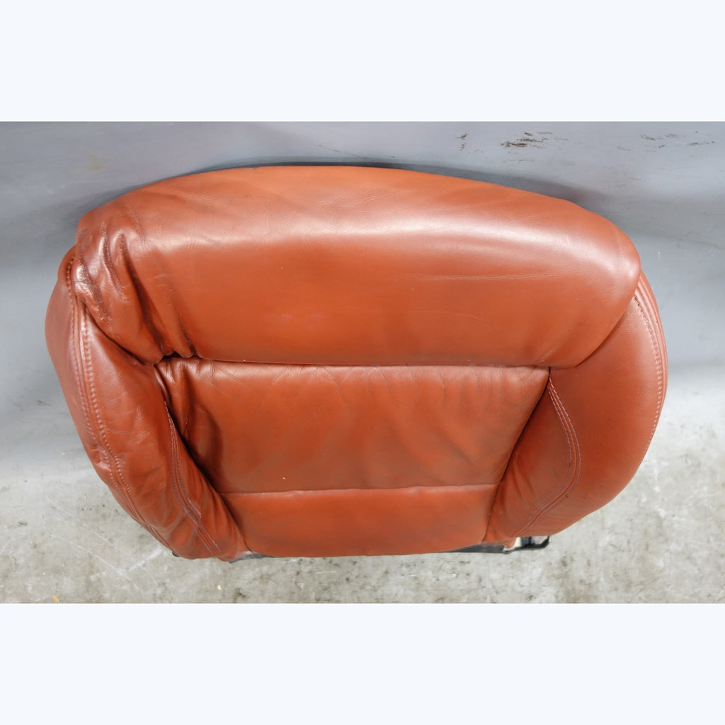 Damaged 2010-2013 BMW E92 E90 M3 Left Seat Bottom Pad Fox Red Leather OEM