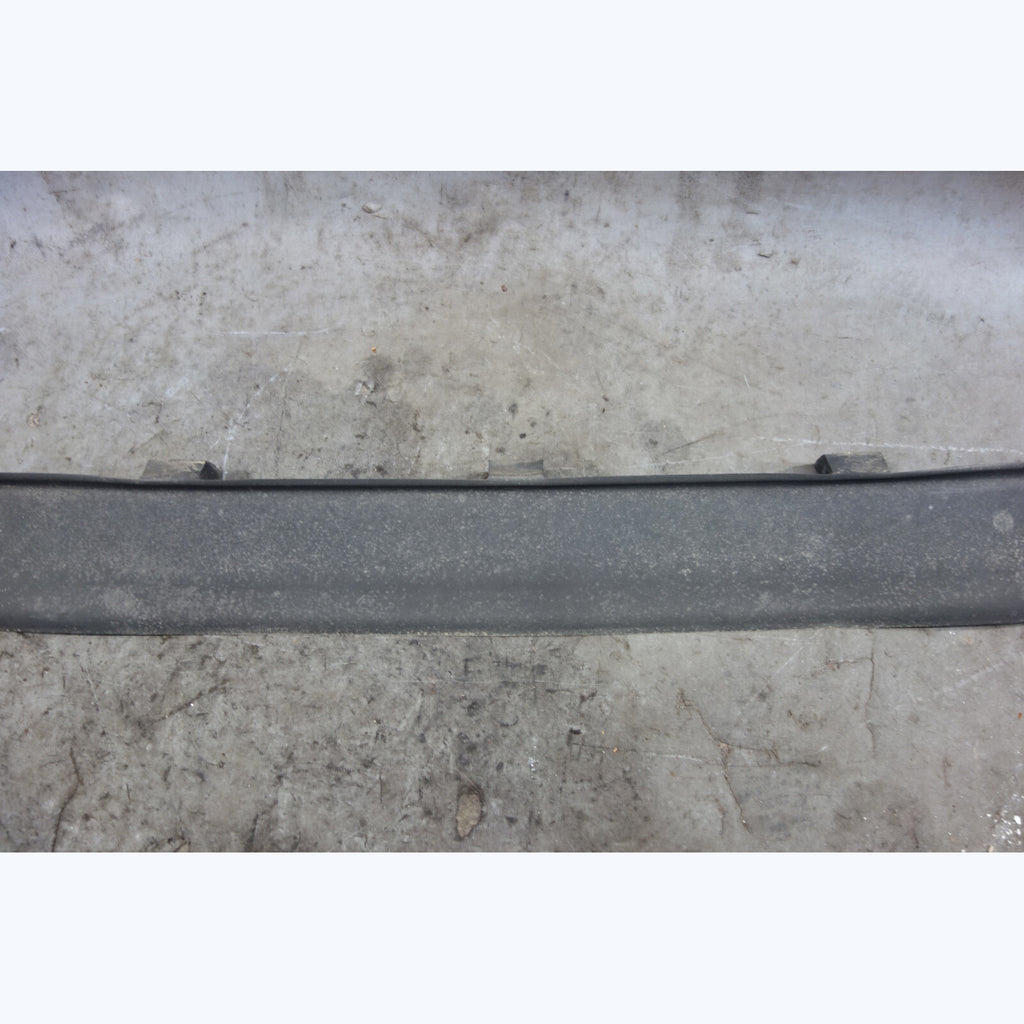 Damaged 1982-1988 BMW E28 5-Series Rear Center Top Bumper Trim Cover Black OEM